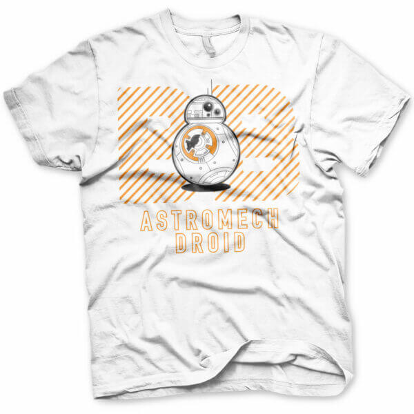 Hvid Star Wars BB-8 Astromech Droid T-Shirt