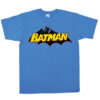 Blå Batman Comics Logo T-shirt