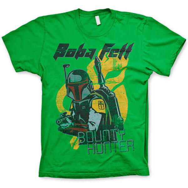 Grøn Star Wars Boba Fett T-shirt