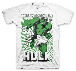 Hvid The Hulk Smash T-shirt