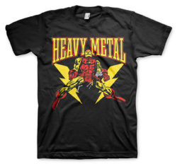 Sort Iron Man Heavy Metal T-shirt