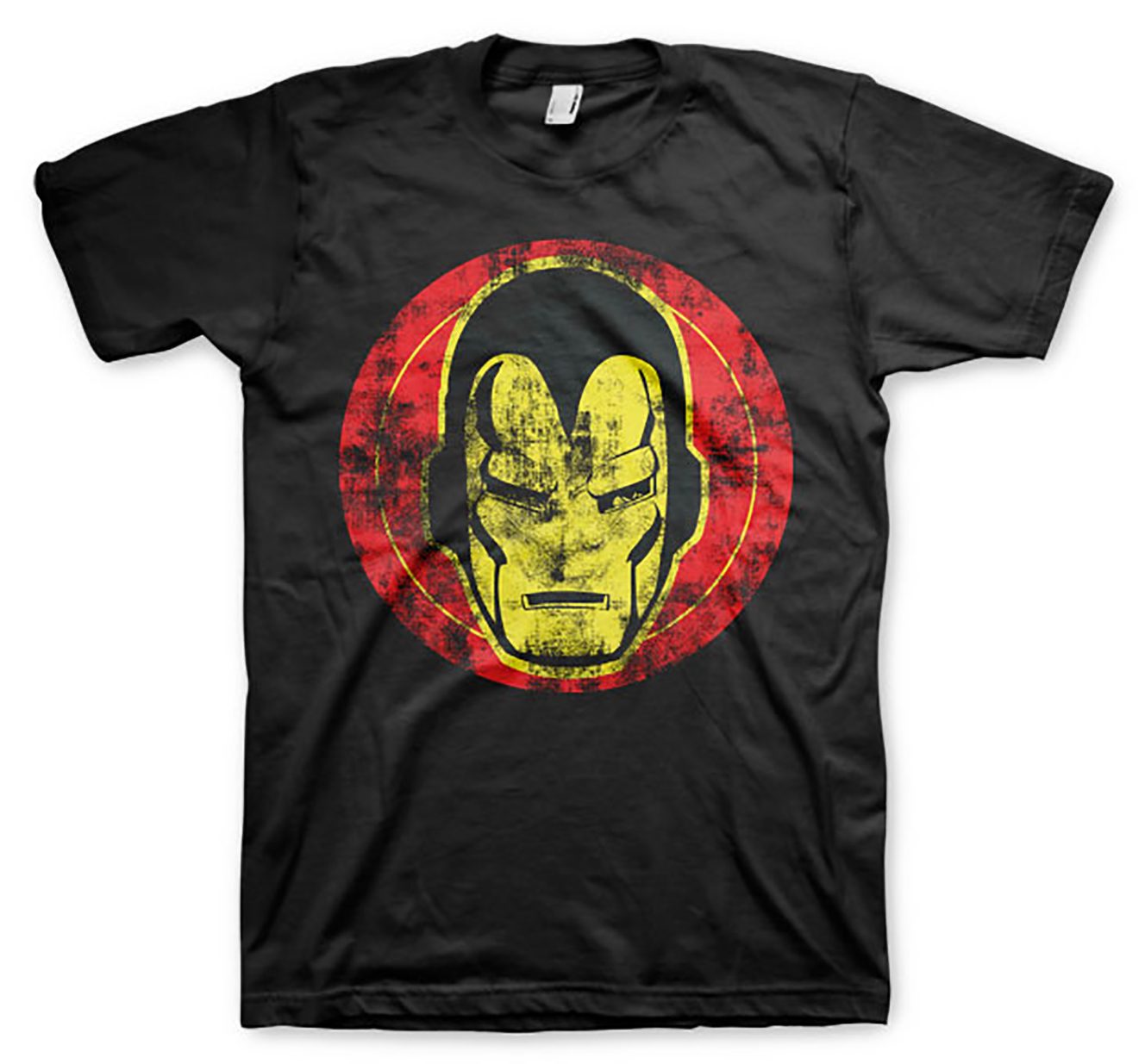 Sort Iron Man Helmet T-shirt