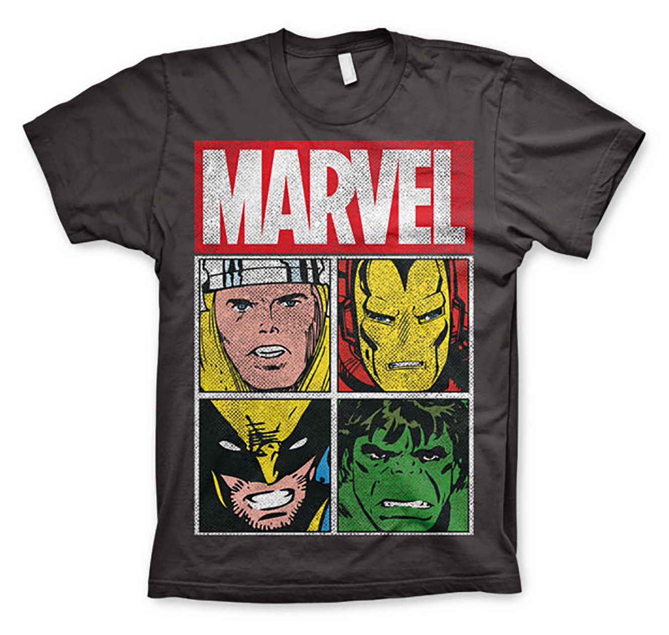 Koksgrå Marvel Characters T-shirt