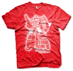 Rød Transformers Optimus Prime Splatter T-shirt