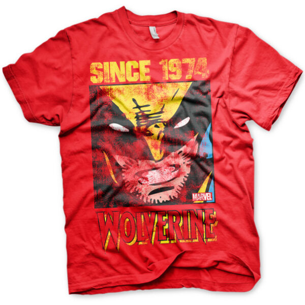 Rød Wolverine Since 1974 T-shirt