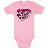 Lyserød Supergirl Baby Body