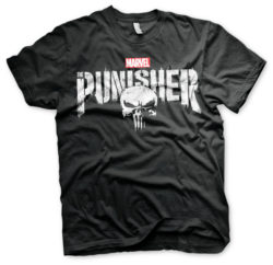 Sort The Punisher TV-Series logo T-shirt