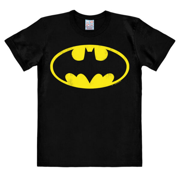 Sort Batman Distressed Logo T-shirt