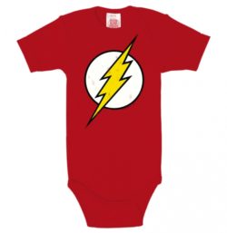 Rød The Flash Logo Baby Body