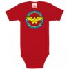 Rød Wonder Woman Logo Baby Body