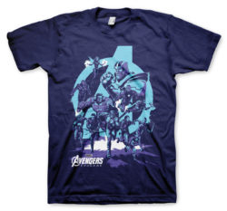 Navy Blue Avengers: Endgame Thanos Grip T-shirt