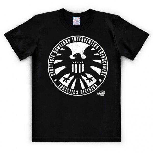 Sort S.H.I.E.L.D Logo T-shirt