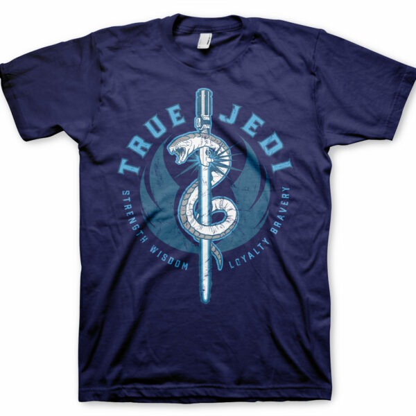 Navy Blue Star Wars True Jedi T-shirt