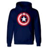 Navy Blue Captain America Hoodie