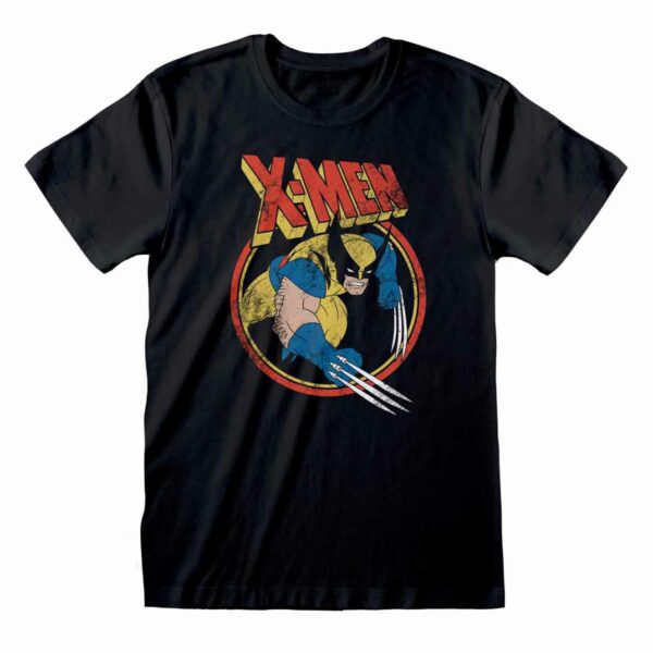 Sort Wolverine X-Men T-shirt