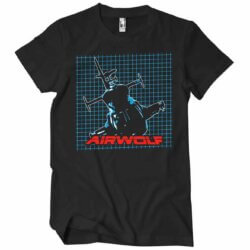 Sort Airwolf T-shirt