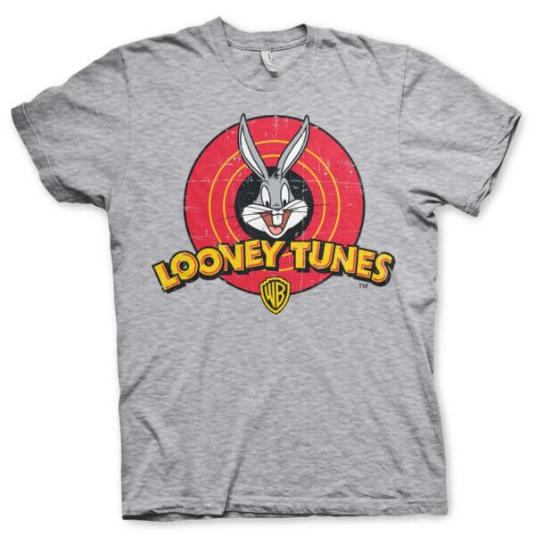 Grå Looney Tunes T-shirt med Snurre Snup