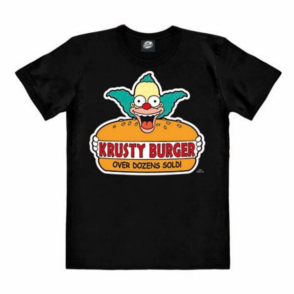 Sort Krusty Burger T-shirt