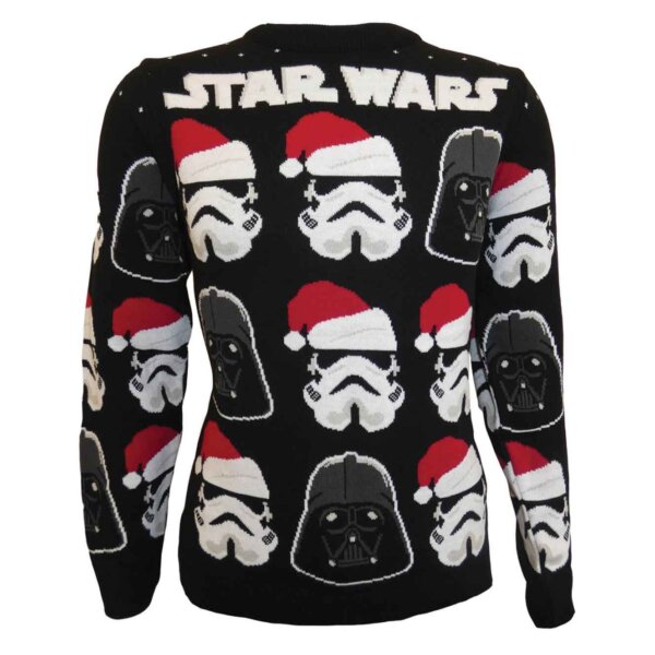 Sort Star Wars Strikket Trooper Julesweater